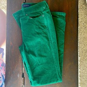 Green Corduroy Flare Pants